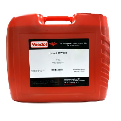 Олива Hypoid Gear Oil 85W-140 (20л.) [Veedol]