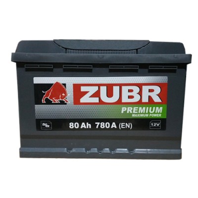 Акумулятор 6СТ-80(0) ZUBR Premium+ (780A) [ZUBR]
