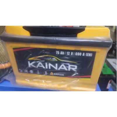 Акумулятор 75Ah-12v KAINAR (0) R Standart+ EN690