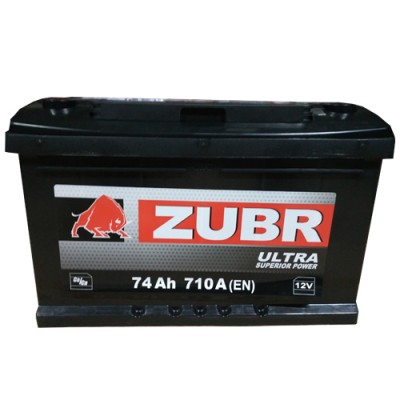 Акумулятор 6СТ-74(0) ZUBR Ultra (680A) [ZUBR]